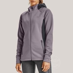 Under Armour Women’s Swacket L | Water-Resistant Purple Hooded Jacket NWOT
